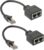 HUAREW Divisor Ethernet RJ45 de 1 a 2 – Adaptador para Cat 5/5e/6/7 (2 Piezas)