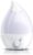 Humidificador Ultrasónico Ionizador/Difusor de Aroma de Forma Lágrima de 1500mL/LED Luz/Potencia ajustable, Perfecto para Dormitorio, Hogar, Oficina, Baño, Bebé/Ultra-Silencioso/Autoapagado.