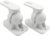 Incutex 2 Piezas (1 par) Soportes de Pared universales para Altavoces p. ej. Teufel, Bose, Yamaha, Bosten etc, Blanco