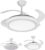 JARDIN202 – Ventilador de Techo LED con 4 Aspas 3500-4000-6500K Temporizador, 6 Velocidades, Aspas retráctiles | Tarifa (Blanco)