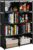 JIUYOTREE Estanterías de Cubos Estantería Modular Librería Abierta con 8 Cubos Adecuado para Estudio, Sala de Estar, Dormitorio, Negro