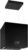 Klarstein Kronleuchter Campana Extractora Isla – Campana extractora en isla, Iluminación LED, 3 niveles de potencia, Filtro grasa, Control táctil, 45 cm, Negro