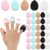 KSJEHW 35 Mini Esponja Dedo Maquillaje, Soplos de Polvo Aplicadores Maquillaje Makeup Sponge Herramientas de Maquillaje para Base, Debajo de los Ojos, Crema, Corrector, Sombra de Ojos