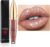 Lápiz labial de larga duración con brillo de diamante de 18 colores, lápiz labial líquido metálico, fácil de aplicar y limpiar, duradero e impermeable, antiadherente (11)