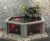 Lily Clear View Garden Aquarium – Estanque hexagonal elevado gris claro