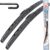 Limpiaparabrisas delantero Flex Aero compatibles con Toyota Yaris 2 II | Tipo XP9 | años 2006 2011 600 mm 350 mm Juego de escobillas de limpiaparabrisas Recambo