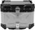 Maleta Superior Impermeable para Motocicleta de Aleación de Aluminio de 45L con Cojín Trasero para Conductores (Silver)