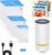 Mini Sellador al Vacío para Alimentos con 10 Bolsas Reutilizables, USB Tipo-C, Dispositivo Compacto para Conservación de Alimentos, Fácil de Usar y Portátil