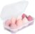 Moguxb Esponjas para Maquillaje Facial 8 Piezas Set de Esponjas de Maquillaje Rosa Esponjitas Maquillaje para Base Líquida Crema y Polvo Puffs en Polvo