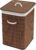 Nakloe – Cesto ropa bambu – cesto ropa sucia – cesto ropa sucia bambu – cesto ropa sucia con tapa – 40x30x50cm (Ebano)