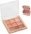 Paleta de Sombras de Ojos, Maquillaje de Ojos con 9 Colores Ricamente Pigmentados, Acabado Mate y Glitter Para un Look Soft Glam, para Maquillaje Diario