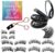 Pure Vie pestañas postizas magneticas, 6 pairs pestañas postizas naturales extensiones reutilizable individuales lashes pelo efecto, lifting pestañas accesorios de aplicar kit regalo para niña mujer