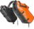 Rhinowalk Alforja para sillín de motocicleta de 28 L (14 x 2), impermeable, para motor, bolsa lateral para equipaje, bolsa trasera (28 L, naranja)