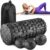 Rodillo Masaje Muscular, Qveetry Foam Roller, Fascia Ball y Duo Ball, Rodillo de Espuma de 33 cm para para Terapia y Masaje Muscular/Rodillo de Pilates y Yoga