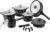 ROYALTY LINE – Modelo RL-ES1014M – Set de 14 sartenes y ollas DE PIERDA de lava con cubiertas – Para uso profesional y en el hogar