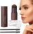Sellos de Cejas,Kit de Sello de Cejas,Kit de Cejas Sello y Plantillas,Sello de Cejas Resistente al Agua,Kit de Estampado y Modelado de Cejas,con 10 Plantillas Reutilizables y 2 Pinceles,Marrón Oscuro
