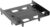 Sharkoon BayExtension – Marco de Montaje para Discos Duros HDD/SSD 5,25″, Negro