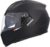 Shiro HEMETS Casco Integral SH-667 Trueno Negro Mate con Gafas Solar (M)