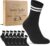 sockenkauf24 Calcetines Deportivos Hombre Tenis Performance Crew Socks 6 Pares Acolchados Transpirables Estilo Retro