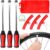 Ticeed Kit de Herramientas para neumáticos, 3 Pcs Palancas de Neumáticos Desmontadores de Neumático Metal + 3 Protectores de LLanta de Rueda Kit deCambio de neumáticos de Bicicleta y Motocicleta