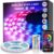 Tira LED 10 Metros, Luces Habitación, RGB Bluetooth, con Control Remoto y Inteligente Control de APP, Cambia el Color con la Música, Para Decoración de Bares, Fiestas, Cocina