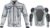 Traje de Armadura de Motocicleta Chaqueta Vaquera de Moto Equipo de protección Desmontable Hombro x2, Codo x2, Espalda x1 Adecuado para Andar en Motocicleta y Bicicleta.