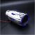Tubo Cola Escape Coche Tubo Cola Luz Coche Tubo Escape Acero Inoxidable Efecto Respiración Fuego Modificado Luces Alta Temperatura Tubo Escape Coche(63-102mm Blue Light)