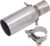 Tubo Medio de Escape de Motocicleta, Conector Deslizante de Tubo Medio, Repuesto de Conector Adaptador de Tubo de Enlace Medio de Escape para Beverly 125 300 MP3 125 250