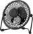 UBOON Ventilador de Mesa 6» (15 cm) – Compacto y Potente, 20W, 2 Velocidades, Aspas Metálicas, Ajustable, para Escritorio, PC, Oficina o Hogar – Color Negro/Gris