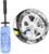 URAQT Cepillos de Limpieza para Coche Cepillo de Rueda Cepillo de Microfibra para Limpiar Cepillo Limpieza Coche para Limpiar Llantas Delicadas,Ventilación de Aire, Moto (Azul)