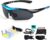 V VILISUN Gafas de Ciclismo, Unisex Sport Gafas con 5 Lentes Intercambiables, Gafas de Sol Polarizadas Deportivas, UV 400 Protección Gafas Deportivas Polarizadas