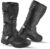 Vaster Moto Zapatos de Moto Reforzados para Hombre Zapatos de Moto de Cuero con Soporte para el Tobillo Suela Antideslizante