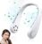 Ventilador de cuello colgante sin aspas, Portátil Recargable ventilador usb, ventilador de banda para el cuello portátil de 3 velocidades Para Deporte Oficina Hogar Viajar