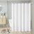 Vinabo Cortina de Ducha 180 x 200 cm, Cortinas Baño Tela con 12 Ganchos PEVA, Cortina Ducha para Baño, Bañera
