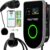 WADA POWER 7KW Cargador Coche Eléctrico Monofásico: EV Cargador Tipo 2 IEC 62196-2 Control RFID/APP, terminal de carga de vehículos eléctricos 8-32A, 5M