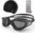 ZIONOR Gafas de natación polarizadas + gorro de natación para hombre y mujer, protección UV, antiniebla, correa ajustable, comodidad, gafas de natación profesionales